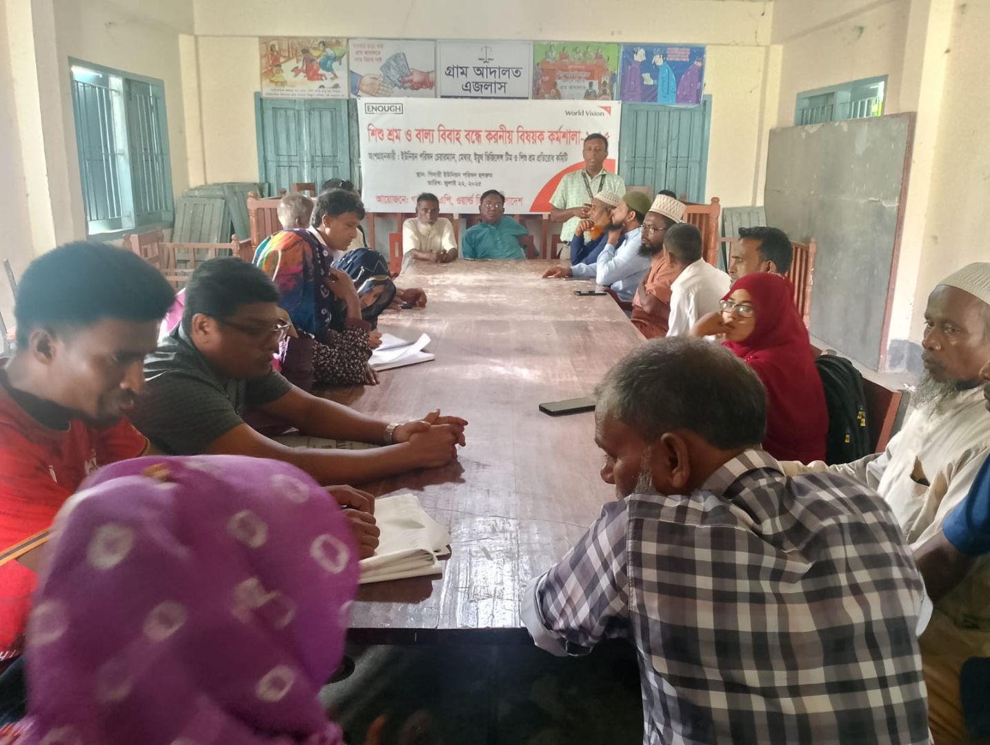 Discuss with Union parishad how to end child labour & child marriage.jpeg